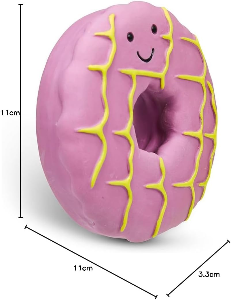 Petface Iced Ring Biscuit Latex Dog Toy (Pack of 1)