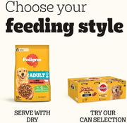 Pedigree Adult Dog Wet Food in Pouch, Mixed Selection in Jelly, 40x100g