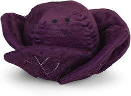 Petface Foodie Faces Ruby Red Cabbage Plush Dog Toy with Built-In Squeaker