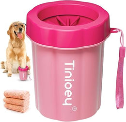 Dog Paw Cleaner for Medium Dogs | Paw Washers for Dogs | Pet Foot Cleaner | Pet Washing Equipment | Dog Accessories (with 3 Absorbent Towels)