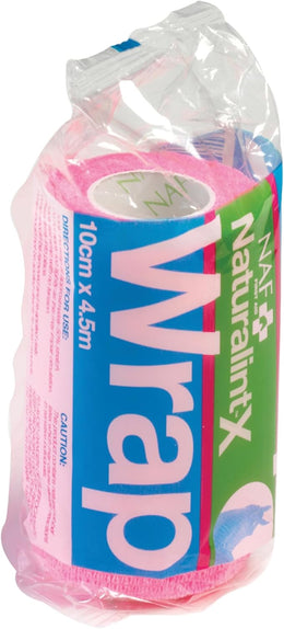 NAF NaturalintX Wrap – Cohesive Bandage for Horses – Flexible, Lightweight & Self-Adhesive – Supports Poultices, Dressings & Injury Protection – Essential Equine First Aid Wrap