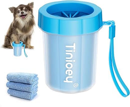 Limpiador de patas de perro Tinioey para perros pequeños, lavador de patas de perro, limpiador de patas fangosas, limpiador de pies para mascotas, kit protector de patas de perro
