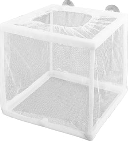 Fish Tank Breeder Net,Aquarium Breeding Box,Transparent Isolation Box,Aquarium Separation Net Nylon Incubator Mesh for Newborn Small Fish