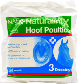 NAF NaturalintX Hoof Poultice – Single Use Dressing for Horses – Supports Abscess Recovery, Inflammation & Hoof Injury Care – Can Be Used Wet or Dry
