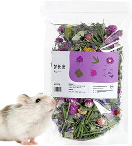 Hamster Cage Bedding - Dried Flower Bedding, Natural Sprays Pet Accessories with Odor Control, Habitat Decor Dwarf, Beddings for Small Pets Cage, Hamster Beddings for Comfortable Home