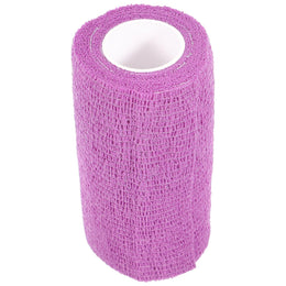 HEALLILY Self-adherent Horse Leg Wrap in Purple, Elastic Non-woven Fabric Bandage for Safe Bandaging and Manual Operation, 1 Roll Convenient Protective Horse Leg Wrap