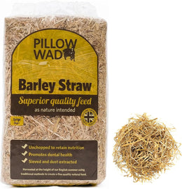 Unchopped Soft Barley Straw Bedding For Animals Retains Nutrition Ideal For Chickens, Rabbits & Tortoise (2KG (1 Bag))
