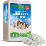 SMALL PET SELECT Premium Small Animal Bedding, Unbleached White Paper Bedding for Small Indoor and Outdoor Pets, Made in USA, 56 L Pack