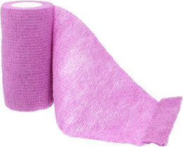 Purple Non-woven Fabric Horse Leg Wrap with Strong Support and Self Adherent Feature for Protection and Manual Operation 1 Roll Convenient Elastic Vet Wrap for Horses