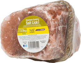 NAF Himalayan Salt Lick Medium – 100% Natural Rock Salt for Horses – Rich in Trace Minerals – Supports Hydration, Electrolyte Balance & Overall Health