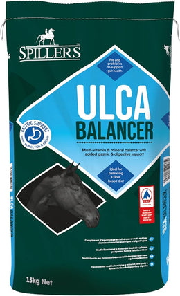 SPILLERS Ulca Balancer Horse Feed, 15KG - Horse Feed to Provide a Balanced Diet for Horses and Ponies with Added Gastric and Digestive Support - Whole Cereal Grain Free, Low in Starch and Sugar