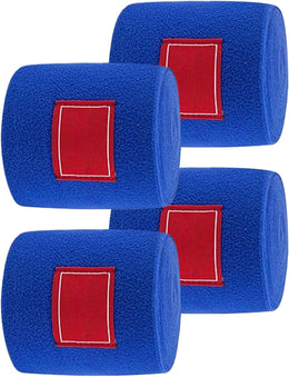 Generisch Horse Bandages - Wrap for Horse Legs, Pack of 4 Soft Protective Bandages, Flexible for Competition, Training, Riding, Stable Care