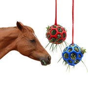 𝟐 𝐏𝐀𝐂𝐊 Horse Treat Ball Hay Feeder Holder Hanging Slow Feeding Toy with 150cm Rope Horse Ball Feeder Bag Stable Field Box Rest Toys for Goat Sheep Horse Paddock Rest Relieve Stress