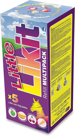 Likit Little Multipack Refill 250g | Apple, Cherry, Banana, Carrot | Pack of 5 | 250 g