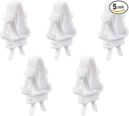 5-Pack Bird Cage Food Holder Clips - Plastic Fruit & Vegetable Feeder for Parrots, Cockatiels, Parakeets, and Small Animals - Durable, Easy-to-Use, and Space-Saving