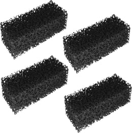 cyclingcolors 4 x Activated Carbon Impregnated Filter Sponges for Aquarium Internal Filter Compatible with Tetra in 800/1000 Plus