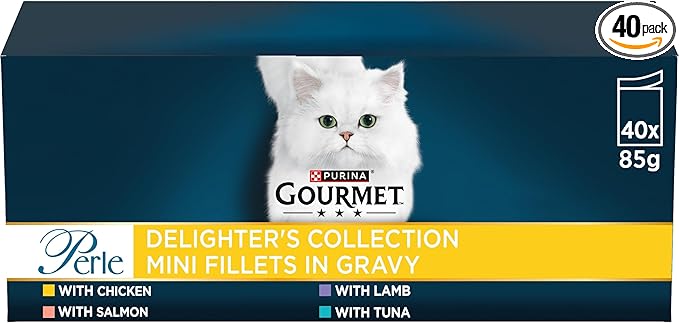 GOURMET Perle Delighters Collection in Gravy Wet Cat Food 40x85g