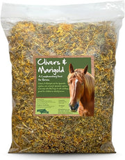 Cleavers & Marigold 1kg Bag | 100% Natural Feed Supplement for Horses & Ponies, Equine Clivers