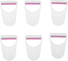 ZJchao 6 Pcs Disposable Horse Clippers Portable Grooming Tools with Protective Covers for Pet Care and Equine Trimming (Pinkish)