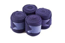 Horse Bandages Leg Wraps Pack of 4 x 3M NAVY BLUE