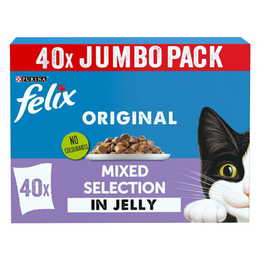 FELIX Original Mixed Selection in Jelly Wet Cat Food 40x85g