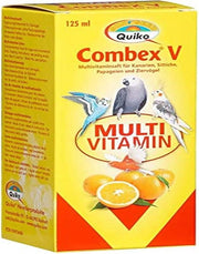 Vitacombex V Multivitamin Liquid 125 ml - for pet birds & chickens - For an optimal vitamin supply - Promotes health and condition - for young and adult birds