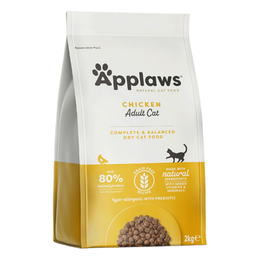 Applaws Complete Natural and Grain Free Dry Adult Cat Food, Chicken, 2 kg Bag