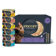 Encore 100 percent Natural Adult Wet Cat Food, Chicken and Fish Selection Bulk Pack in Broth 70 g Tins (Total of 48 Tins)
