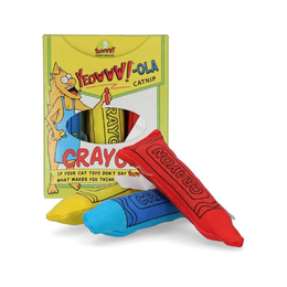 YEOWWW Ducky World Yeowww!-ola Crayon 3-Pack,Blue, Yellow, Red