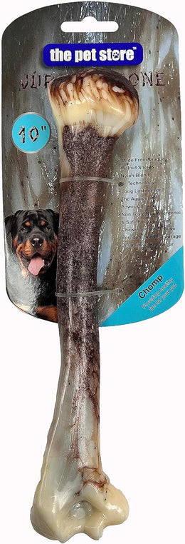 J&E Importers The Pet Store 10” Jurassic Bone Dog Chew Pet Toy For Aggressive Chewers, Maximum Strength, Tough Extreme, Hours Of Fun For Your Dog