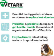 Vetark Probiotic Powder for Rabbits & Small Pets Digestive Support ...