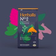 Hilton Herballs No. 2 Turmeric & Ginger All-Natural Horse Treats. Tasty Treats or Rewards for Horses and Ponies. No Additives or Fillers. Molasses-Free. 100% Natural Ingredients. 2kg Bag. Made in UK.