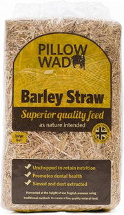 Unchopped Soft Barley Straw Bedding For Animals Retains Nutrition Ideal For Chickens, Rabbits & Tortoise (2KG (1 Bag))