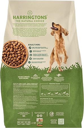 Harringtons Complete Dry Adult Dog Food Lamb & Rice 15kg - Made with All Natural Ingredients