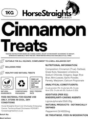 Cinnamon (True) Treats for Horses Digestive & Metabolic Support 1KG HSD Horse Straights Direct