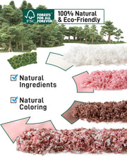 BUCATSTATE Hamster Bedding 70L, 99% Dust-Free Guinea Pig Paper Bedding Odor Control Paper Bedding, Cozy Small Animal Bedding for Rabbit Rat Syrian Dwarf Hamsters Gerbils (Blossom)