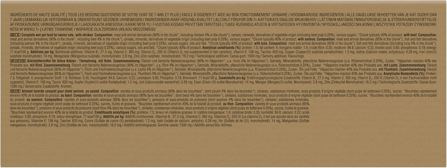 WHISKAS Adult Wet Cat Food in Jelly 84x85g Mixed Menu