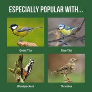 Sunflower Hearts Bird Food - Wild Bird Food for Small Birds, High in Energy and Protein, Great for Hanging Feeders, Bird Tables, and Ground Feeding, Bulk Bag (12.6kg) - Honeyfield’s