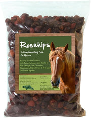 Dried Rosehips 1kg Bag | 100% Natural Feed Supplement for Horses & Ponies, Equine Care