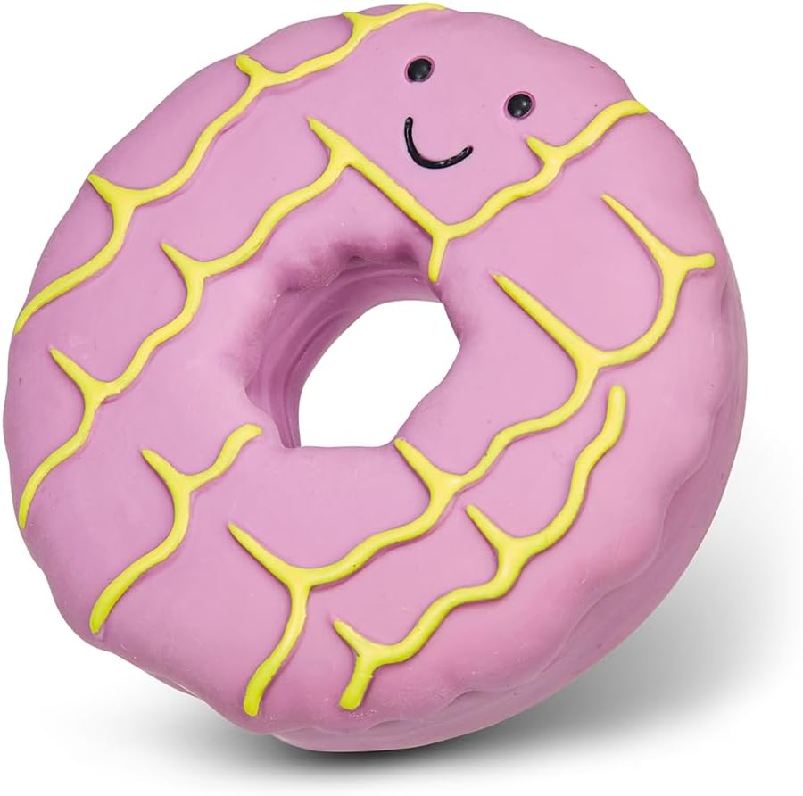 Petface Iced Ring Biscuit Latex Dog Toy (Pack of 1)