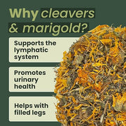 Cleavers & Marigold 1kg Bag | 100% Natural Feed Supplement for Horses & Ponies, Equine Clivers