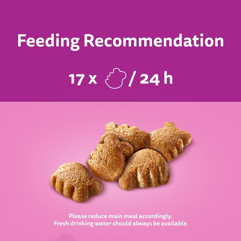 Whiskas Dentabites Cat Treats with Tasty Chicken - Oral Health Support for Cats 40 g (Pack of 6)