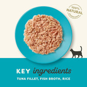 Applaws 100% Natural Wet Cat Food 24 x 70g Tuna Fillet Tins in Broth