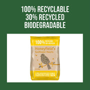 Sunflower Hearts Bird Food - Wild Bird Food for Small Birds, High in Energy and Protein, Great for Hanging Feeders, Bird Tables, and Ground Feeding, Bulk Bag (12.6kg) - Honeyfield’s