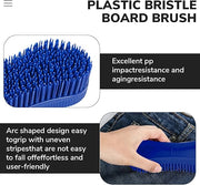 Magic Brush Horse, 2 Pcs Blue Cleaning and Massage Tool, Blue Hor-se Brushes for Groomin-g, Durable Ho-rse Grooming Brush Equestrian Massage Tool for Horse Grooming Care