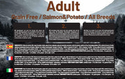 The Hunger of the Wolf Dry Dog Food - For All Breeds and Allergic Dogs, Delicate Grain Free Formula with Salmon and Potatoes, Adult - 3 kg
