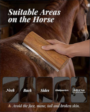 Horse Brush for Grooming, Sturdy Grooming Brushes for Daily Coat Care, Deshedding Tool for Horses