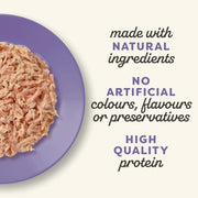 Applaws 100% Natural Adult Wet Cat Food, 12x70g Tins, Multipack Fish and Chicken Mixed Selection in Broth 70g Can