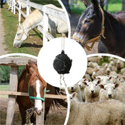 2pcs Horse Treat Ball Carrot Feeder, Slow Feeding Interactive Toy, Hanging Durable Snack Dispenser Feeder, Stress Relief Boredom Buster For Stall Paddock Barn Stable Farm