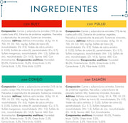 Gourmet Purina Perle fine strip with chicken, beef, salmon and rabbit, wet food for cats (60 pcs x 85 g packets).